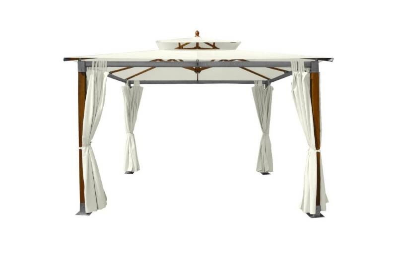 anndora-sonnenschirm Pavillon 3,6 x 3,6 m Massivholz Gartenpavillon von anndora-sonnenschirm