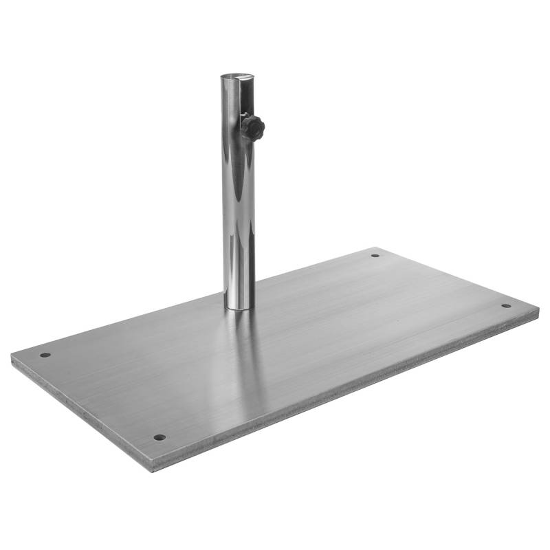 Sonnenschirmständer Balkonständer Halbständer 23 kg Edelstahl von anndora
