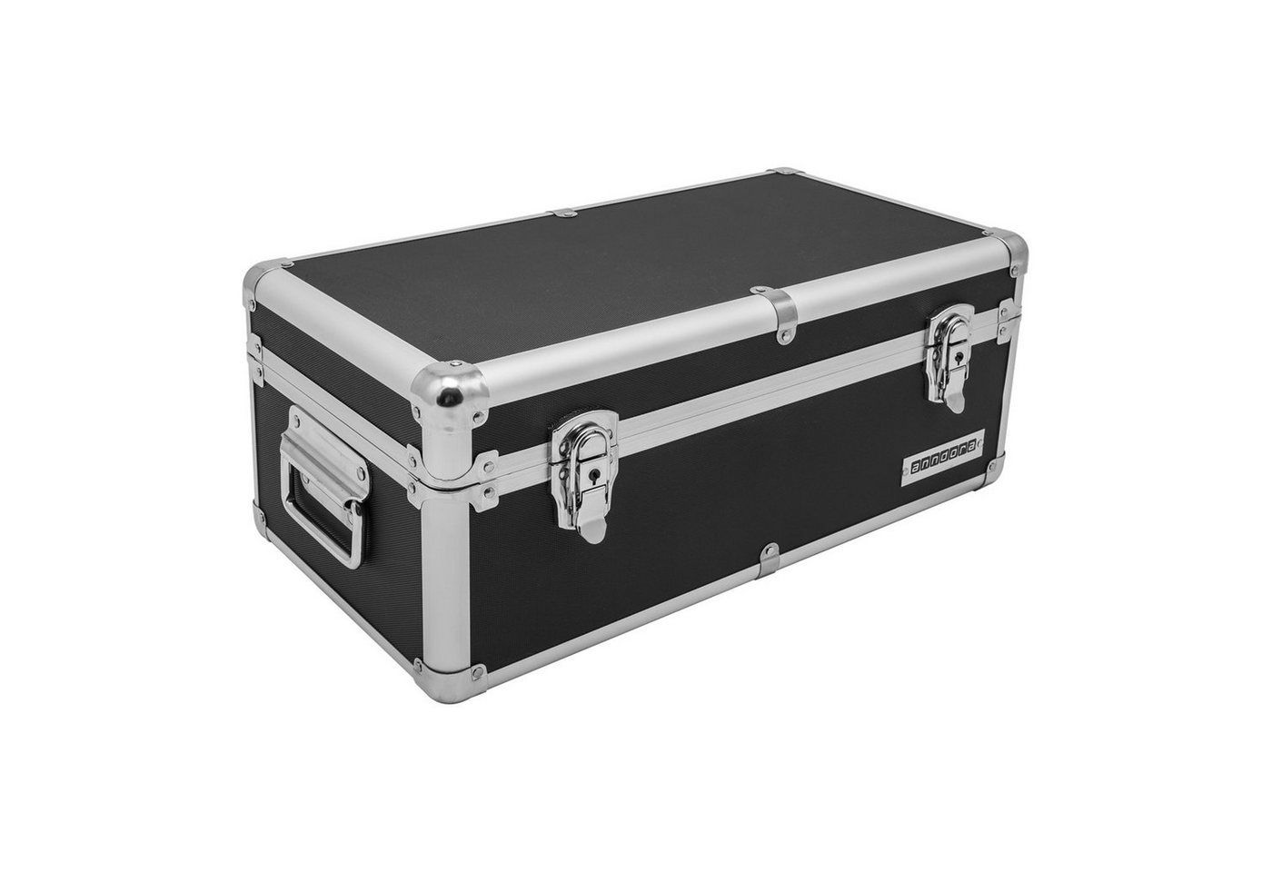 anndora Aufbewahrungsbox Alu Rahmenkoffer Transport Box Aufbewahrungskiste (schwarz) von anndora