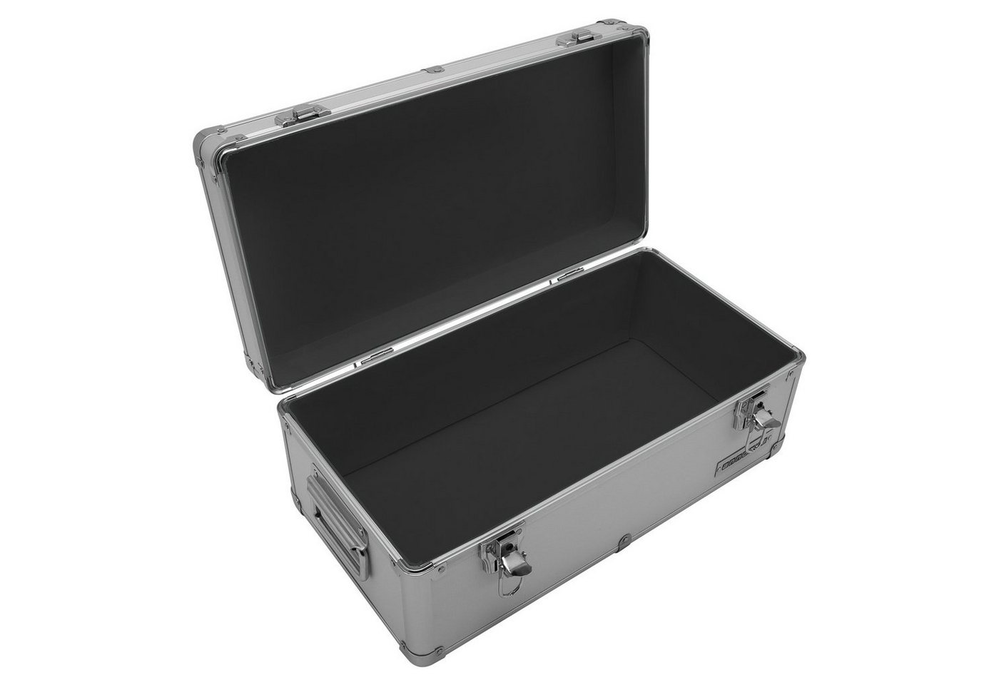 anndora Aufbewahrungsbox Alu Rahmenkoffer Transportbox (silber), stabiler Metallrahmen - mit Moosgummi ausgekleidet von anndora