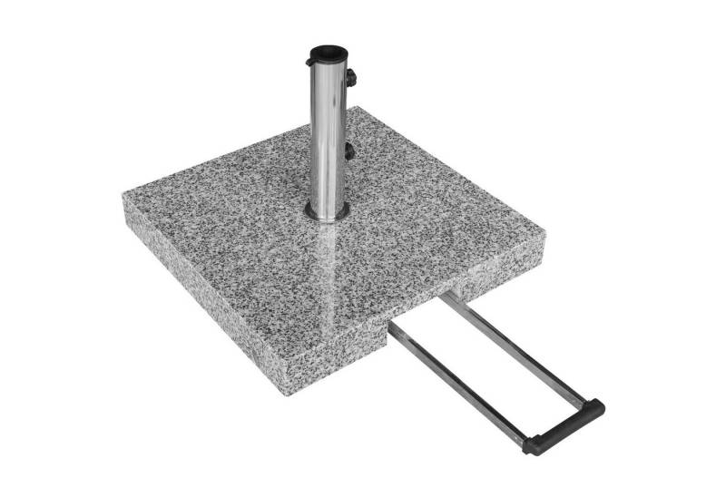 anndora Betonschirmständer Granitständer für Sonnenschirme - 55 kg rollbar von anndora