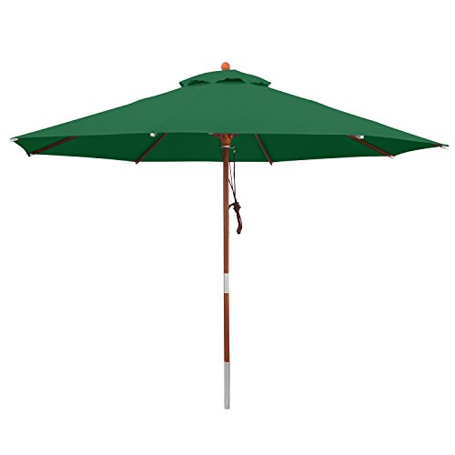 anndora Sonnenschirm Grün 3 m rund Gartenschirm wasserabweisend Winddach anndora Sonnenschirm Grün 3 m rund Gartenschirm wasserabweisend Winddach von anndora