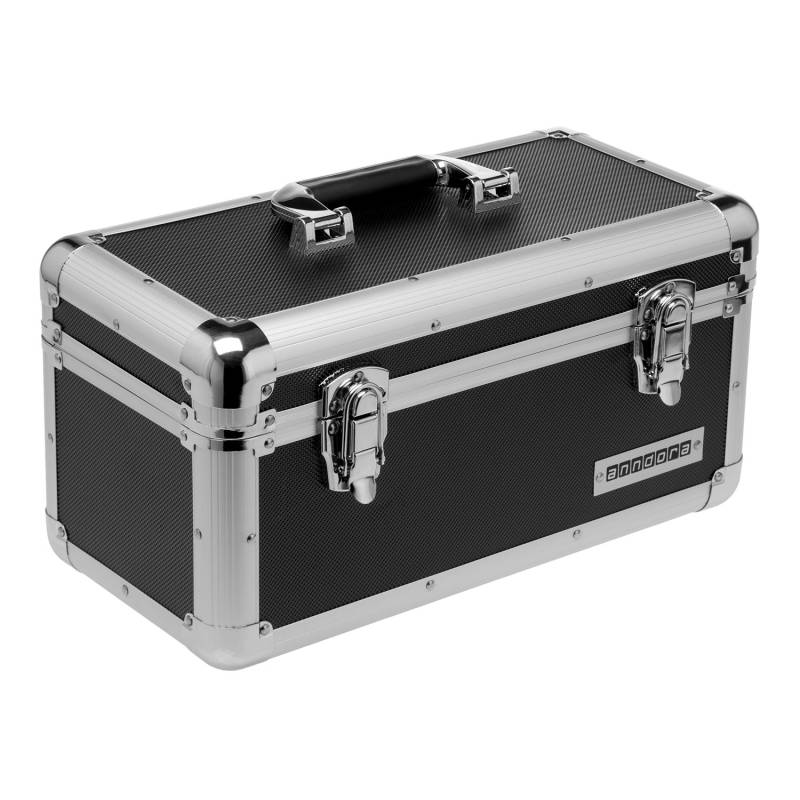 anndora Werkzeugkoffer 13 Liter Transportbox Werkzeugkasten Werkzeugbox - schwarz von anndora