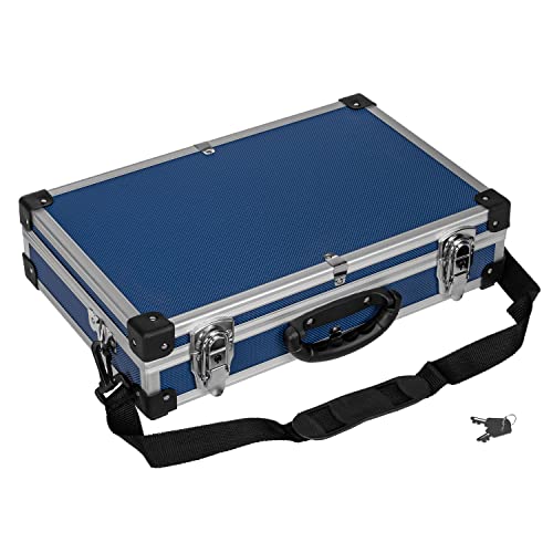 anndora Werkzeugkoffer Alurahmenkoffer 40,5 x 28 x 10,5 cm Schutzkoffer abschließbar inkl. Tragegurt - blau anndora Werkzeugkoffer Alurahmenkoffer 40,5 x 28 x 10,5 cm Schutzkoffer abschließbar inkl. Tragegurt - blau von anndora