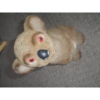 Vintage Flocked Koala Bank von anniesretroSHOP