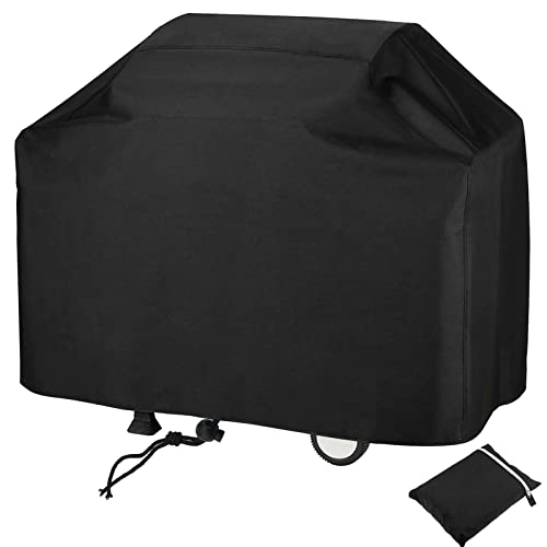 Grill Abdeckhaube, Grillabdeckung Grillschutz, Gasgrill Regendicht BBQ Abdeckung Cover Schutzhülle Haube Staubdicht Grill Abdeckplane Grillschutz (147x61x117cm) von anshuke