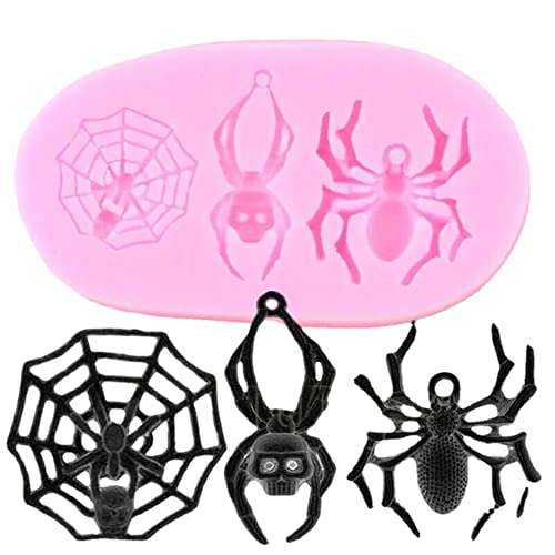 ansu Halloween Spinne Silikon Kuchenformen Cupcake Topper DIY Fondant Dekorieren Werkzeuge von ansu