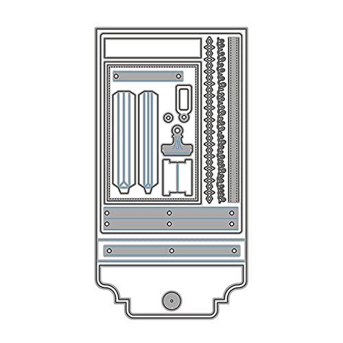 antianzhizhuang Fotoalbum Lose Blätter Metall Stanzformen Schablone Scrapbooking Album Papier von antianzhizhuang