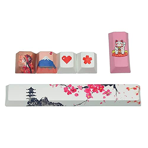 antianzhizhuang Neuheit PBT Space Enter 5 Side Dye Subbed Keycap 6.25U Spacebar Keycap Für Mechanische Tastatur Mx von antianzhizhuang