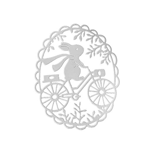 antianzhizhuang Osterhasen Kranz Metall Stanzschablone Scrapbooking Album Stempelkarte von antianzhizhuang