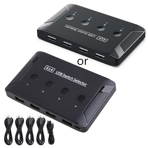 antianzhizhuang USB USB 2.0 Switcher Selector 10 PC Drucker 4 PCs Teilen Sich 4 Geräte von antianzhizhuang