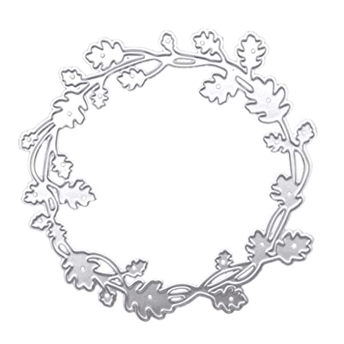 antianzhizhuang Weihnachtskranz Metallstanzungen Exquisite Scrapbooking Prägeschablone Weihnachtseinladungskarten Die Zubehör Herstellen von antianzhizhuang