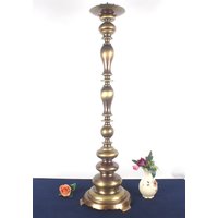 72 cm Hoch Riesiger Messing Kerzenleuchter Scheibenleuchter Guter Zustand 72 cm Hoch Riesiger Messing Kerzenleuchter Scheibenleuchter Guter Zustand von antikwunderland