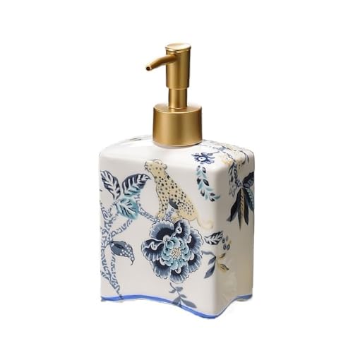 Lotionspender, Keramikpresse-Emulsionsspenderflasche, Hotel-Händedesinfektionsflasche, Hotel-Shampoo-Körperwaschflasche, Leere Flasche,für Badezimmer von anxinda