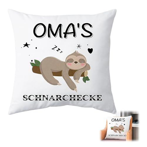 Oma Geschenk Faultier-Geschenk Weiß Kissenbezug 45x45cm, Geburtstagsgeschenk Oma für Muttertag Weihnachten Kleine Überraschungen im Alltag, Muttertagsgeschenk-Oma Geschenke-Oma Oma Geschenk Faultier-Geschenk Weiß Kissenbezug 45x45cm, Geburtstagsgeschenk Oma für Muttertag Weihnachten Kleine Überraschungen im Alltag, Muttertagsgeschenk-Oma Geschenke-Oma von anyts