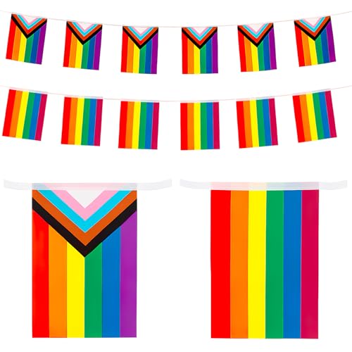 Regenbogenfahne, Regenbogenflagge, Pride Flagge, Pride-Fahne, LGBTQ-pride Flag, Gay-Pride-Fahne, bunte Dekoration für Gay Pride (2 Designs, 60 regenbogen flagge) von anyts