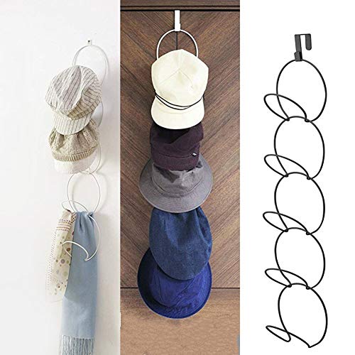 aoory über Die Tür Hut Racks Für Baseball Caps Huthalter Vertikal Halter Hut Display Rack Metall Schal Kleiderbügel Weiß von aoory