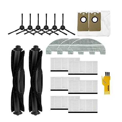 aotengou Ersatz-Zubehör-Kit für Proscenic M8 PRO Roboter-Staubsauger 19 Packungen 2 Hauptbürsten & 6 Filter & 6 Seitenbürsten & 3 Wischtücher & 2 Staubbeutel aotengou Ersatz-Zubehör-Kit für Proscenic M8 PRO Roboter-Staubsauger 19 Packungen 2 Hauptbürsten & 6 Filter & 6 Seitenbürsten & 3 Wischtücher & 2 Staubbeutel von aotengou