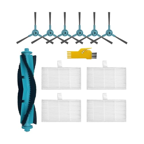 aotengou Zubehör für Conga 2499 Ultra Home Advanced Conga 2499 Ultra X-Treme Roboter Staubsauger Ersatzteile 11 Packungen 1 Hauptbürste, 4 Filter, 6 Seitenbürsten aotengou Zubehör für Conga 2499 Ultra Home Advanced Conga 2499 Ultra X-Treme Roboter Staubsauger Ersatzteile 11 Packungen 1 Hauptbürste, 4 Filter, 6 Seitenbürsten von aotengou