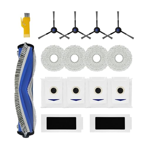 aotengou Zubehör für ECOVACS DEEBOT T30 PRO OMNI ECOVACS DEEBOT T30 Omni Roboter Staubsauger Ersatzteile 15 Packs 1 Hauptbürste, 2 Filter, 4 Seitenbürsten, 4 Mopptücher, 4 Staubbeutel aotengou Zubehör für ECOVACS DEEBOT T30 PRO OMNI ECOVACS DEEBOT T30 Omni Roboter Staubsauger Ersatzteile 15 Packs 1 Hauptbürste, 2 Filter, 4 Seitenbürsten, 4 Mopptücher, 4 Staubbeutel von aotengou