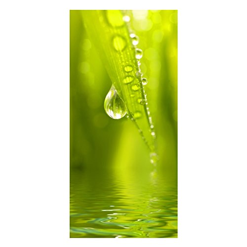 Magnettafel Morning Dew Memoboard Design Hoch Metall Magnet Pinnwand Motiv Wand Stahl Küche Büro, Größe HxB: 78cm x 37cm von apalis