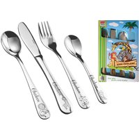 Id Kinderbesteck Zoo Tiere Mit Gravur Nach Wunsch 4-Teilig Edelstahl Box Neu Id Kinderbesteck Zoo Tiere Mit Gravur Nach Wunsch 4-Teilig Edelstahl Box Neu von aplusashop2013