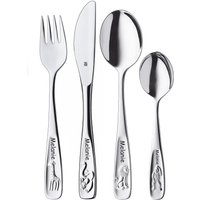 Id Wmf Kinderbesteck Tiere Mit Gravur Nach Wunsch 4-Teilig Edelstahl Box Neu von aplusashop2013