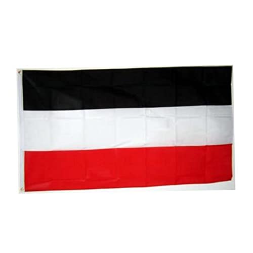 apofly Deutschland Flagge Polyester National Banner Europäische Flaggen mit Ösen Schwarz Weiß Rot Deutschland Flagge 90x150cm von apofly