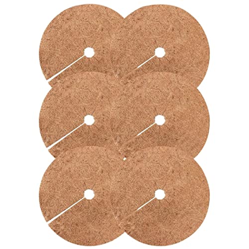 apofly Mulch Ring Protector Matte, Baumscheiben Matten Baum Scheibe Pflanze Abdeckung Unkraut Kontrolle Ringabdeckung Für Topfpflanzen 6 Stücke 30 cm von apofly