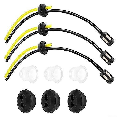 3 Stück Universal Rasentrimmer Kraftstoffleitung, Benzinschlauch Dichtung für Motorsense, Benzinfilter Benzinschlauch Set, Kraftstofffilter-Kit Geeignet für Garten 3 Stück Universal Rasentrimmer Kraftstoffleitung, Benzinschlauch Dichtung für Motorsense, Benzinfilter Benzinschlauch Set, Kraftstofffilter-Kit Geeignet für Garten von appe