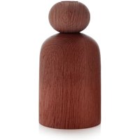 applicata - Shape Ball Vase, Eiche geräuchert von applicata