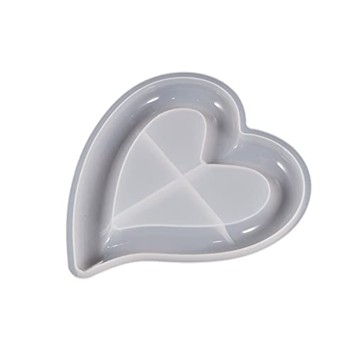 Gemeotric Love Heart Tray Mold,Silicone Dish Molds Jewelry Tray Epoxy Resin Molds for Jewelry Making DIY Craft Clay Mold von appuivbt