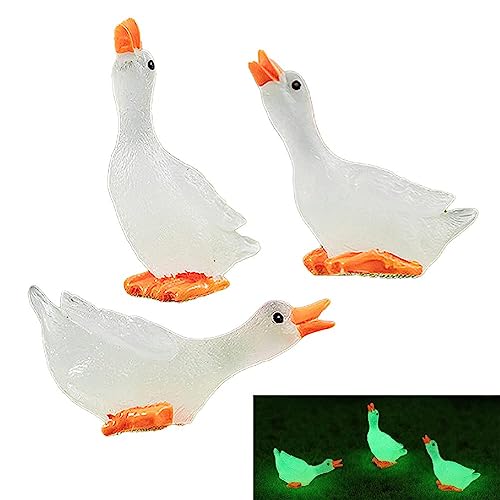 Haushaltszubehör Party Weiße Gans Figur 3pcs Dekoration Zubehör für Zuhause Schlafzimmer Dekoration Weiße Gans Figur von apughize