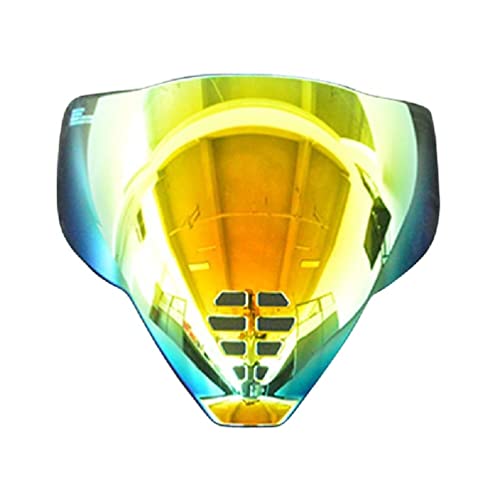 Helmvisierschild – FüR Icon Airflite Hochfester Sonnenschutz Capacete Windschutzscheibe Uv Schutz LinsenzubehöR Kratzfestes Helmvisier Uv GeschüTztes Helmvisier Helmgesichtsschutz Helm von apughize