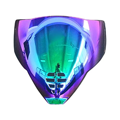 Helmvisierschild – FüR Icon Airflite Hochfester Sonnenschutz Capacete Windschutzscheibe Uv Schutz LinsenzubehöR Kratzfestes Helmvisier Uv GeschüTztes Helmvisier Helmgesichtsschutz Helm von apughize