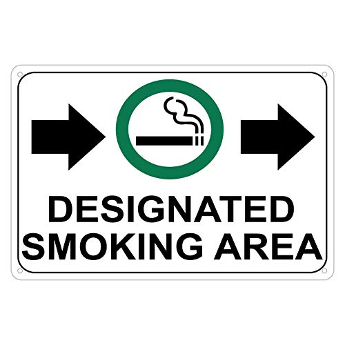 30,5 x 20,3 cm Bar bezeichnete Raucherbereich W Pfeil rechts Schild Metallblech Warnschilder Wanddekoration 30,5 x 20,3 cm Bar bezeichnete Raucherbereich W Pfeil rechts Schild Metallblech Warnschilder Wanddekoration von apular