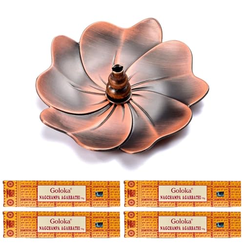 4X Räucherstäbchen Goloka Original | Verschiedene Düfte | Räucherwerk (Starter Set) von aqasha