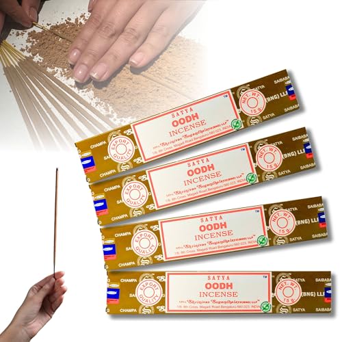 4X Räucherstäbchen Set Original Satya Verschiedene Düfte | Räucherwerk (Adlerholz) von aqasha