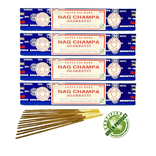 4X Räucherstäbchen Set Original Satya Verschiedene Düfte | Räucherwerk (Nag Champa) von aqasha
