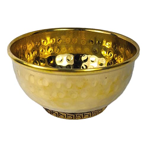 Räucher-Schale aus Messing gehämmert Ø 11 cm Räucher-Schale aus Messing gehämmert Ø 11 cm von aqasha