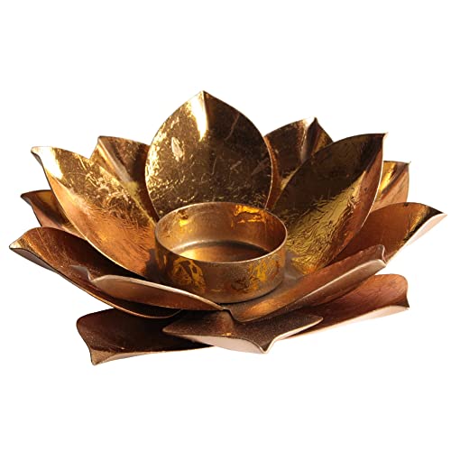 Teelichthalter Lotus Gold Teelichthalter Lotus Gold von aqasha