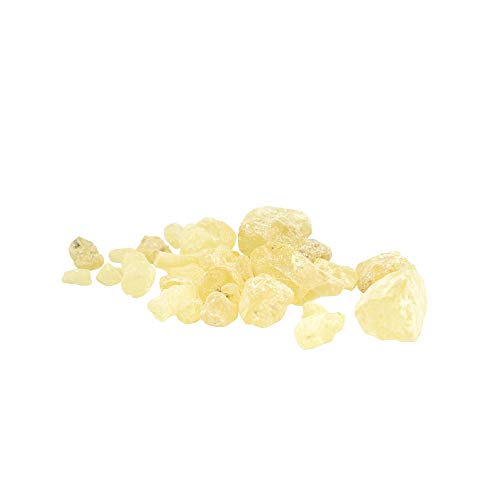 aqasha Premium Gum Damar - Weißes Dammar zum Räuchern aus Dammarharz von Indischen Laubbäumen - soll Stimmungsaufhellend wirken 50g (muss zum Räuchern ggf. gemörsert Werden) von aqasha