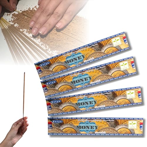 4X Räucherstäbchen Set Original Satya Verschiedene Düfte | Räucherwerk (Money) von aqasha