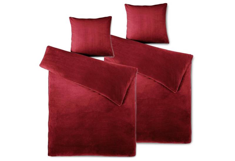 aqua-textil Bettwäsche Feelwell Bettgarnitur Thermo Fleece Flausch 4tlg. 135x200cm bordeaux, Coral-Fleece, Mikrofaser, 4 teilig aqua-textil Bettwäsche Feelwell Bettgarnitur Thermo Fleece Flausch 4tlg. 135x200cm bordeaux, Coral-Fleece, Mikrofaser, 4 teilig von aqua-textil