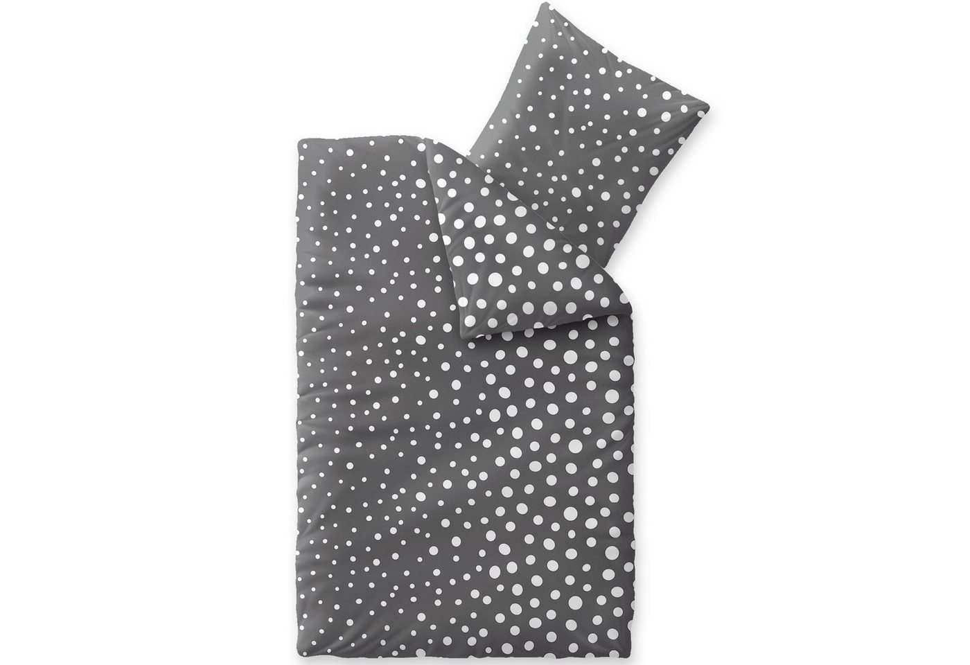 aqua-textil Bettwäsche Trend Bettgarnitur Renforcé Reißverschluss 155x220cm Tiara, Baumwolle, 2 teilig von aqua-textil