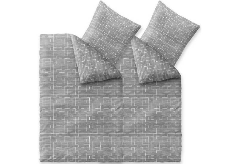 aqua-textil Bettwäsche Trend Bettgarnitur Renforcé Reißverschluss 4 teilig 155x220cm Malou, Baumwolle, 4 teilig aqua-textil Bettwäsche Trend Bettgarnitur Renforcé Reißverschluss 4 teilig 155x220cm Malou, Baumwolle, 4 teilig von aqua-textil