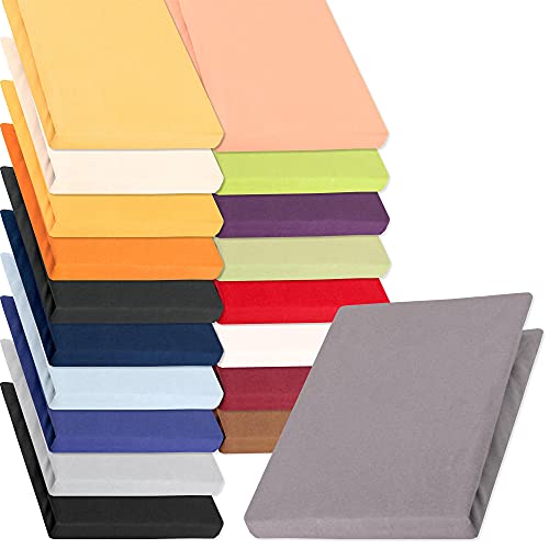 aqua-textil Pur Jersey Spannbettlaken 120x200-130x220 cm dunkel grau Wasserbett Boxspringbett 160g/qm Mako Baumwolle aqua-textil Pur Jersey Spannbettlaken 120x200-130x220 cm dunkel grau Wasserbett Boxspringbett 160g/qm Mako Baumwolle von aqua-textil