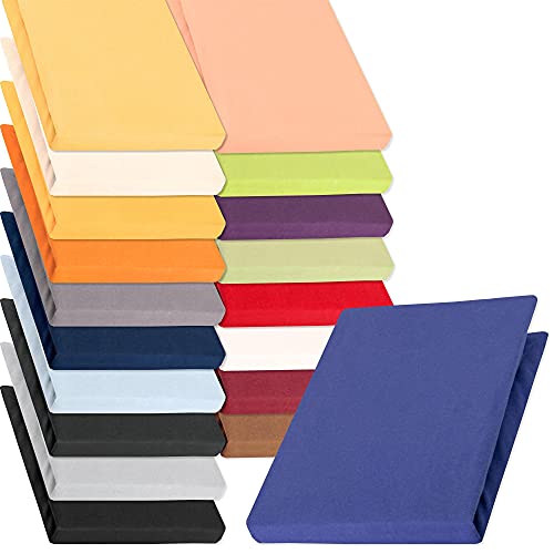 aqua-textil Pur Jersey Spannbettlaken 180x200-200x220 cm royal blau Wasserbett Boxspringbett 160g/qm Mako Baumwolle aqua-textil Pur Jersey Spannbettlaken 180x200-200x220 cm royal blau Wasserbett Boxspringbett 160g/qm Mako Baumwolle von aqua-textil