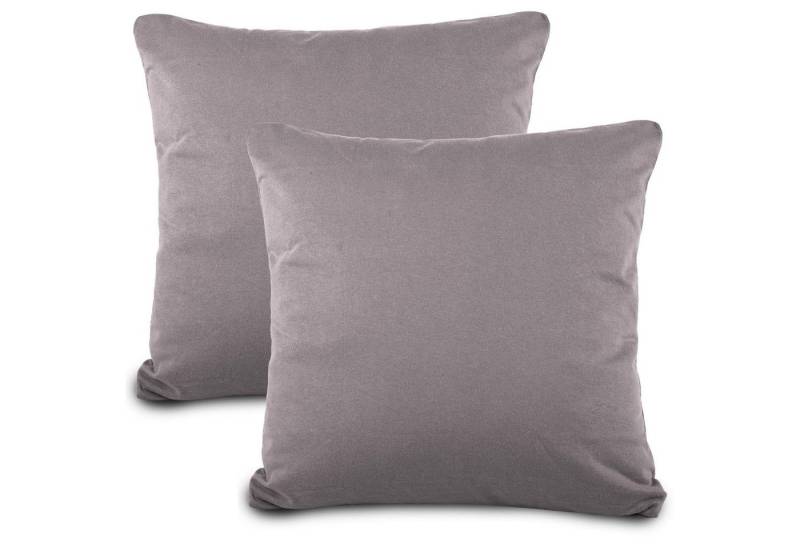 aqua-textil Kissenbezüge Classic Line Kissenbezüge Kissenhüllen 2er Set 45x45cm dunkelgrau aqua-textil Kissenbezüge Classic Line Kissenbezüge Kissenhüllen 2er Set 45x45cm dunkelgrau von aqua-textil
