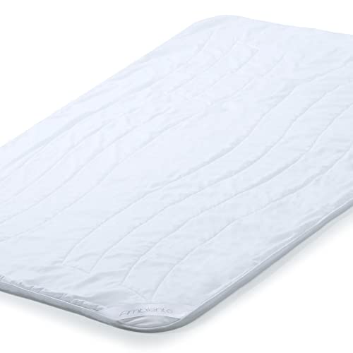 aqua-textil Ambiente Ganzjahres Steppbettdecke 200 x 220 cm Mikrofaser Steppdecke atmungsaktiv Winter Sommer von aqua-textil